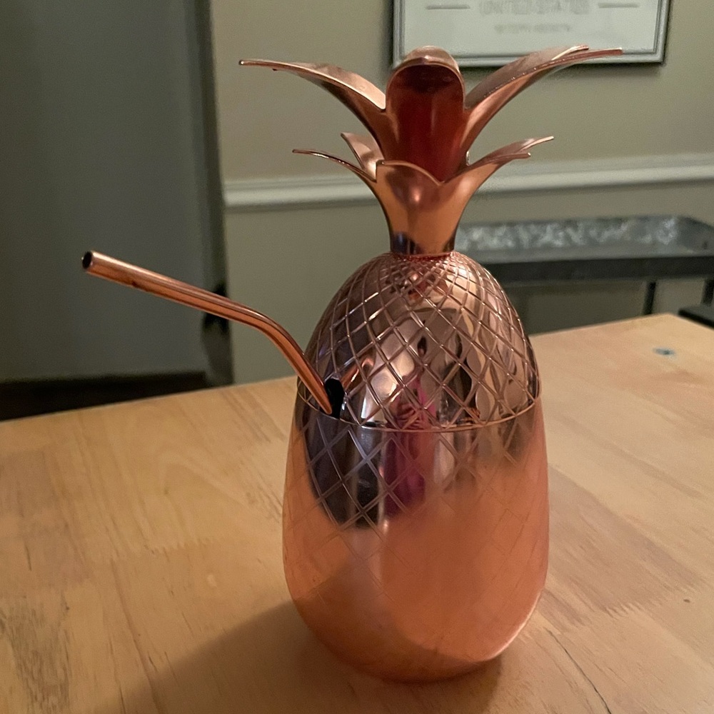 Copper Pineapple Cup